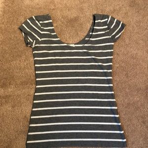 Garage Gray and White T-Shirt